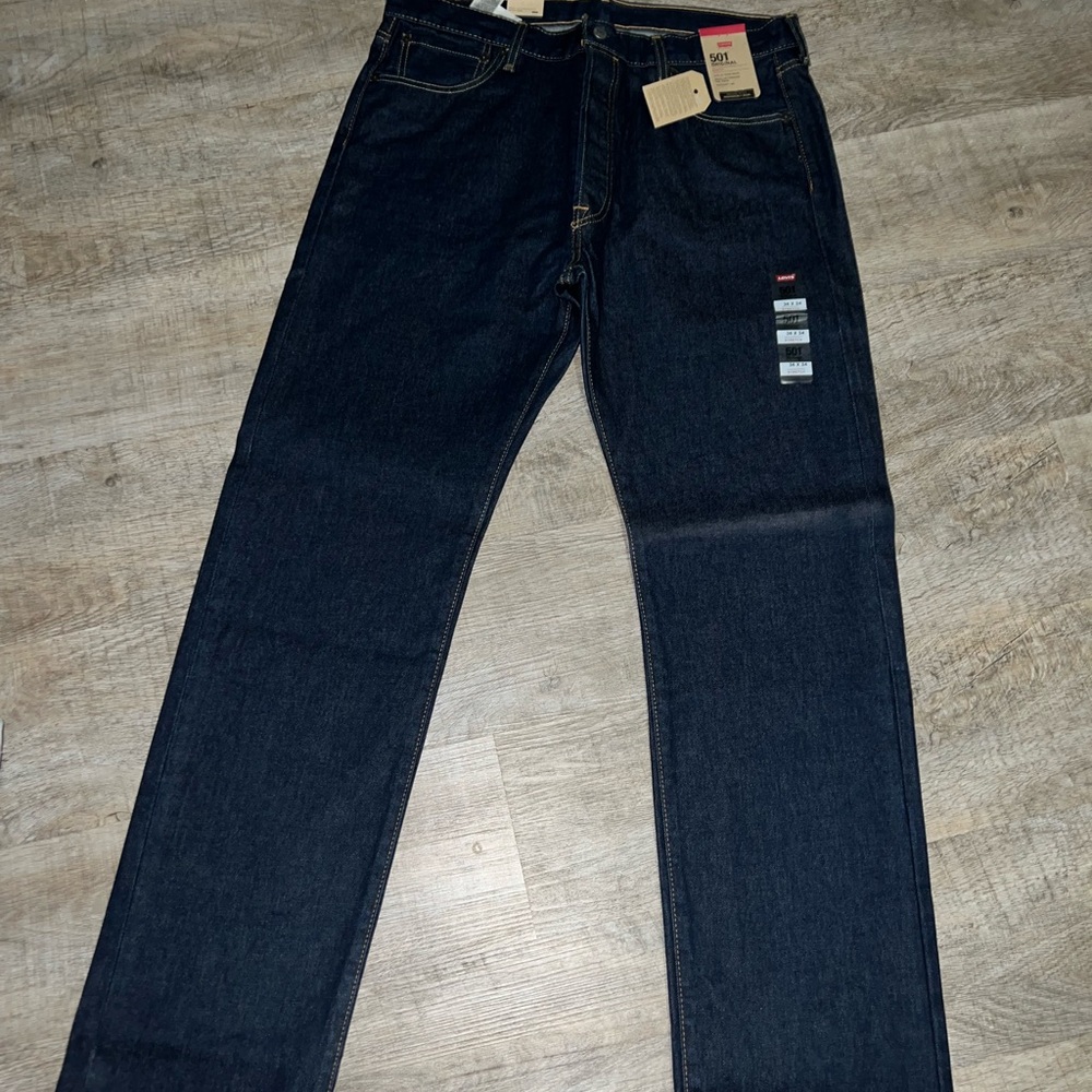 Levi's Men's Deep Indigo Straight Jeans